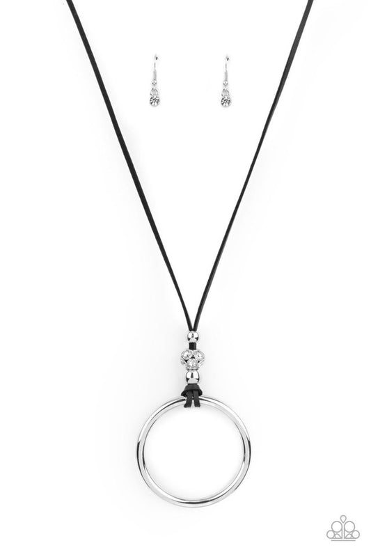 ​BLING Into Focus - Black - Paparazzi Necklace Image
