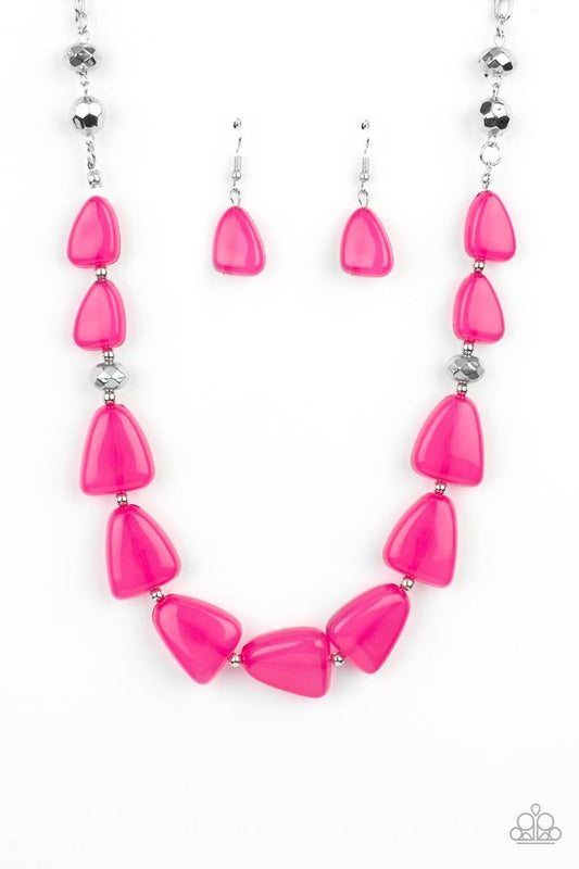 ​Tenaciously Tangy - Pink - Paparazzi Necklace Image