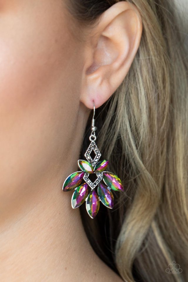 Galaxy Grandeur - Multi - Paparazzi Earring Image