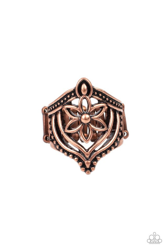 Eastern Eden - Copper - Paparazzi Ring Image