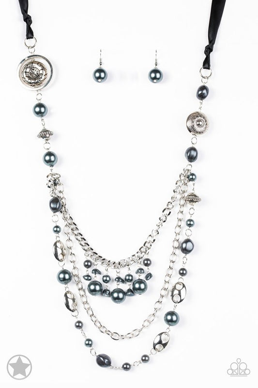 All The Trimmings - Black - Paparazzi Necklace Image
