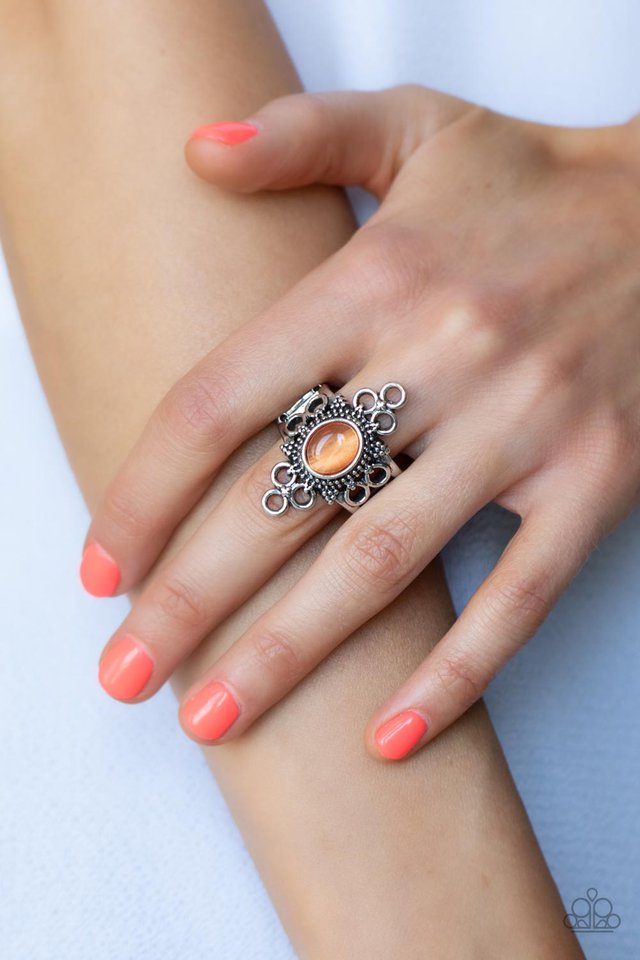 ​Mystical Mystique - Orange - Paparazzi Ring Image