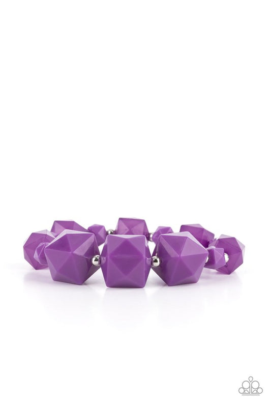 Trendsetting Tourist - Purple - Paparazzi Bracelet Image
