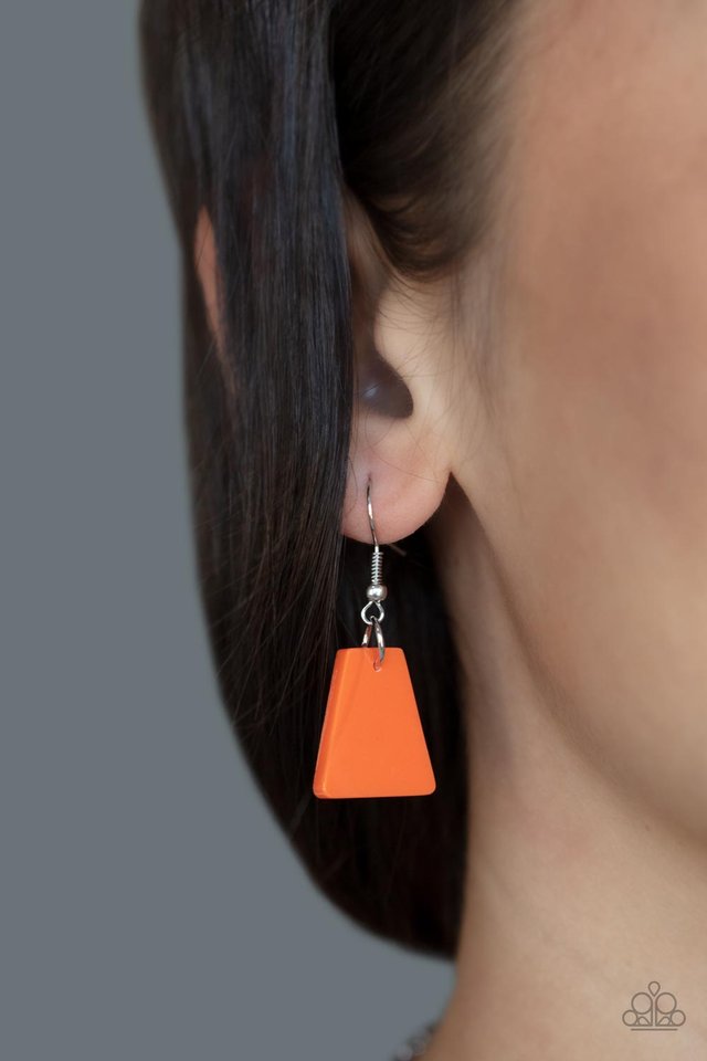 ​Vivaciously Versatile - Orange - Paparazzi Necklace Image