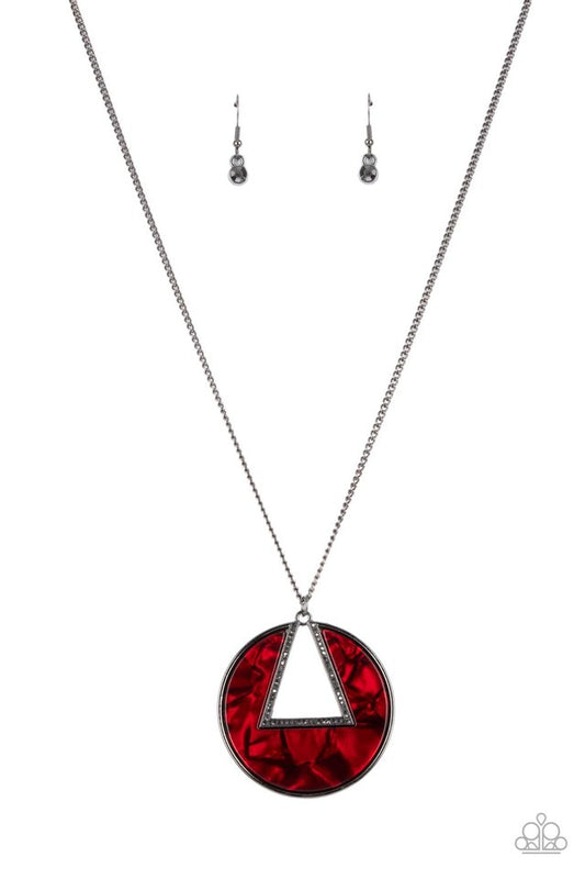 Chromatic Couture - Red - Paparazzi Necklace Image