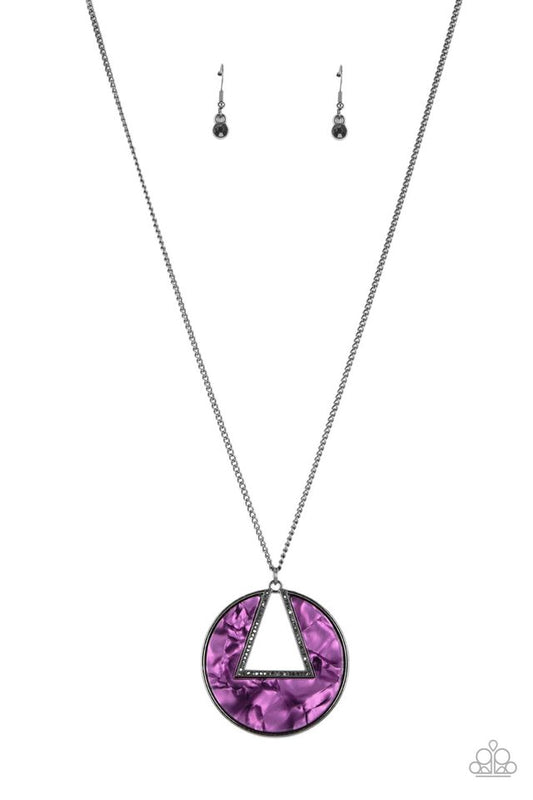 ​Chromatic Couture - Purple - Paparazzi Necklace Image
