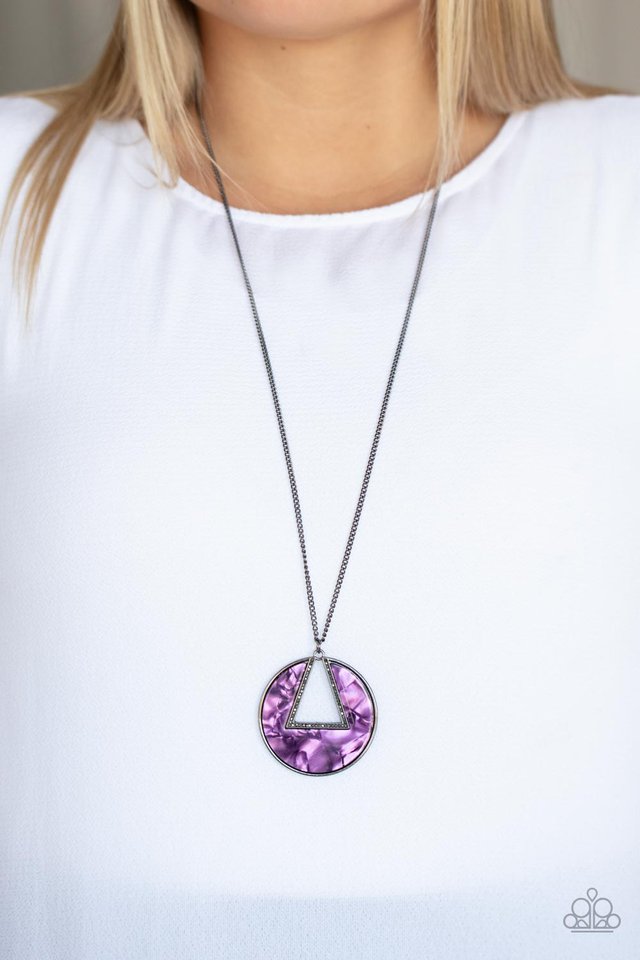 ​Chromatic Couture - Purple - Paparazzi Necklace Image