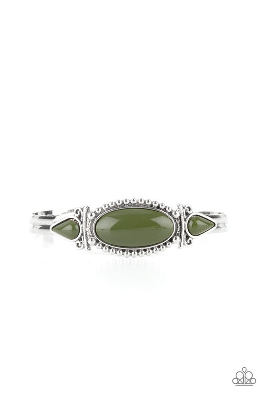 Tribal Trinket - Green - Paparazzi Bracelet Image