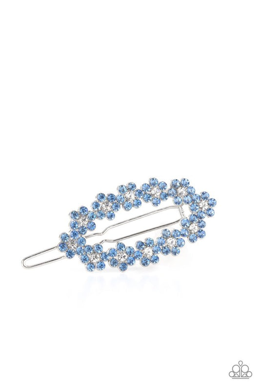 Gorgeously Garden Party - Blue - Paparazzi Hair Accessories Image
