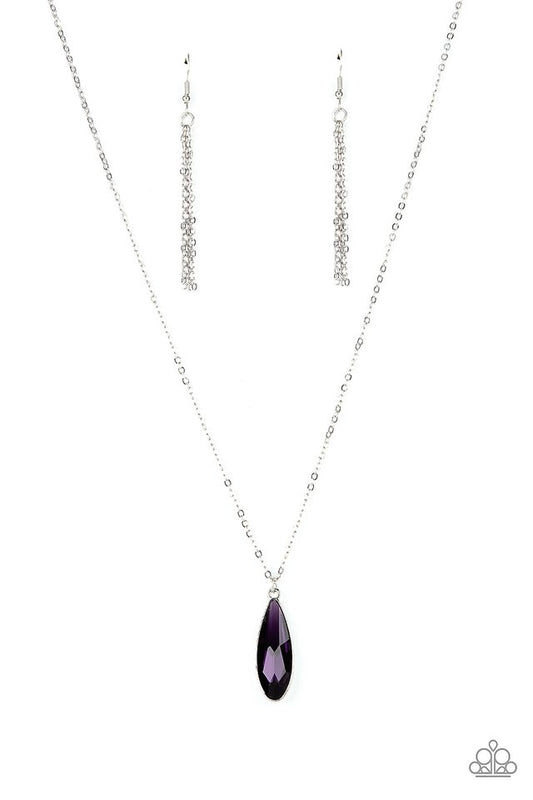 Prismatically Polished - Purple - Paparazzi Necklace Image