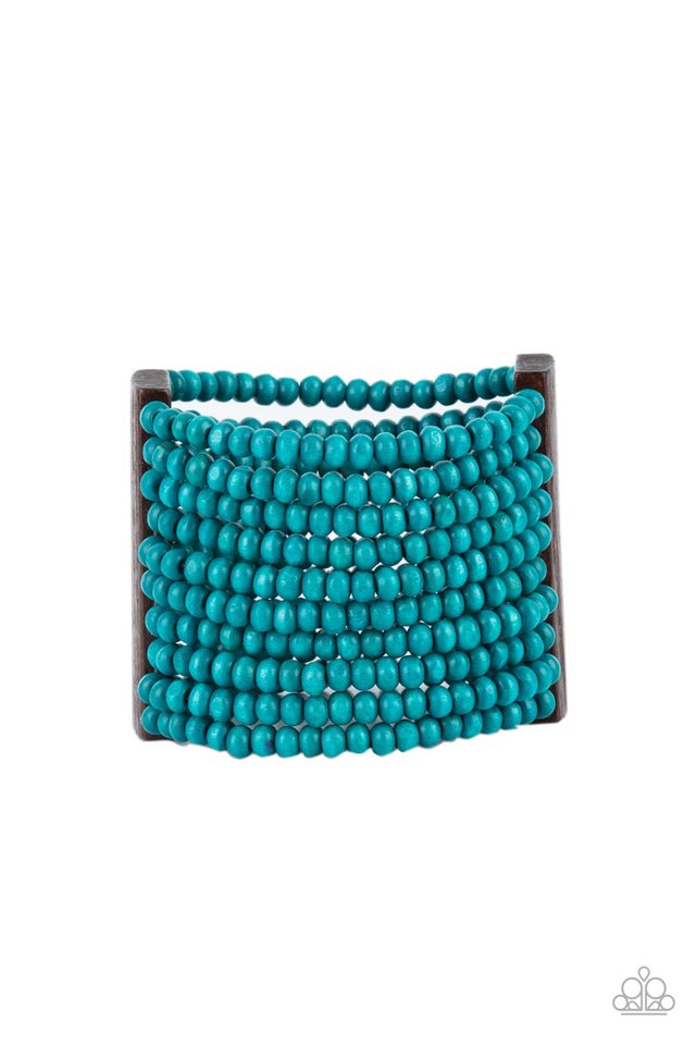 ​Waikiki Wonderland - Blue - Paparazzi Bracelet Image