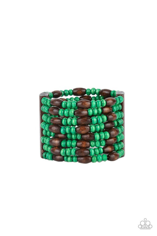 ​Tropical Nirvana - Green - Paparazzi Bracelet Image
