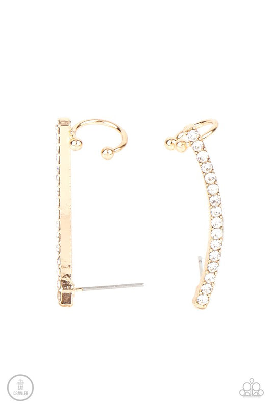 ​Give Me The SWOOP - Gold - Paparazzi Earring Image