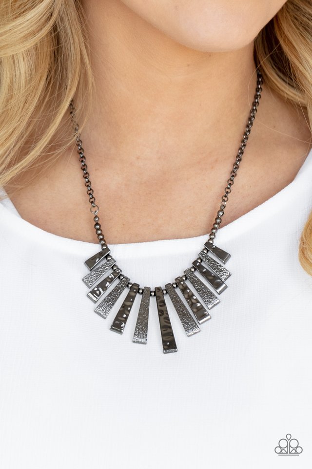 The MANE Course - Black - Paparazzi Necklace Image