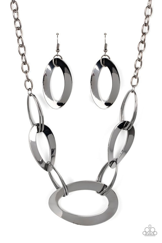 ​METALHEAD Count - Black - Paparazzi Necklace Image