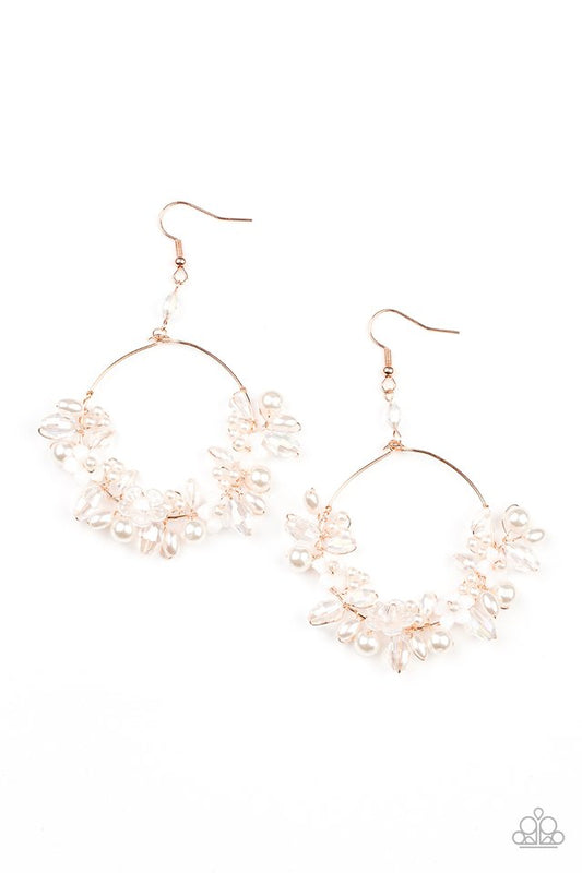 ​Floating Gardens - Copper - Paparazzi Earring Image