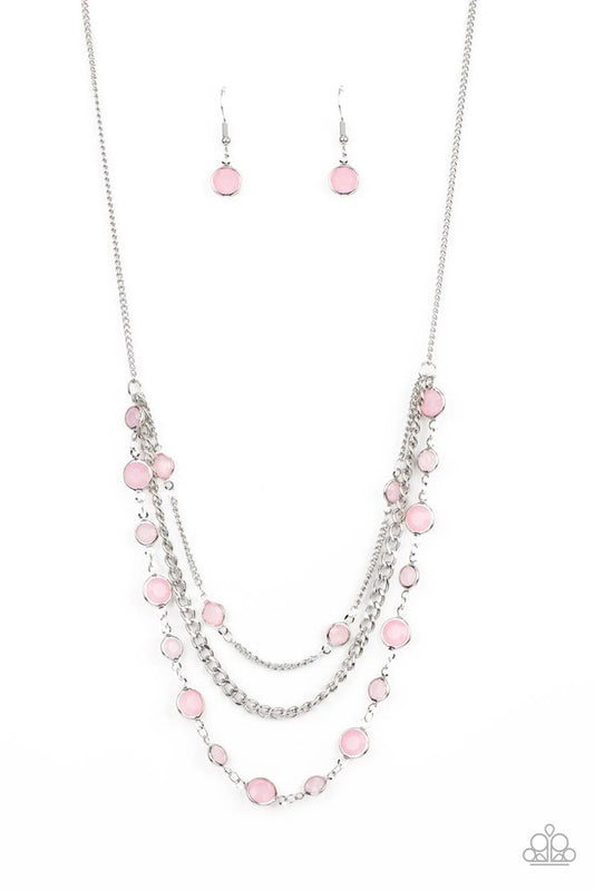 Goddess Getaway - Pink - Paparazzi Necklace Image
