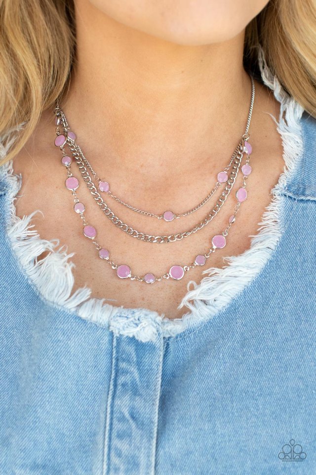 Goddess Getaway - Pink - Paparazzi Necklace Image
