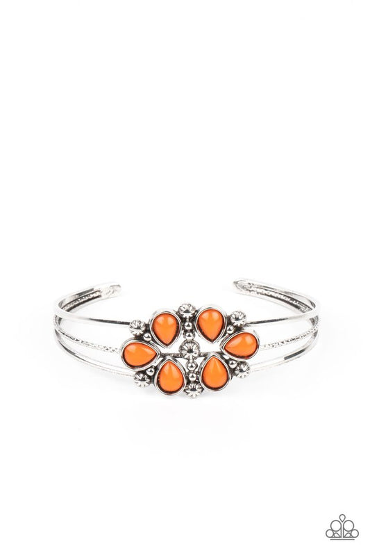 Taj Mahal Meadow - Orange - Paparazzi Bracelet Image