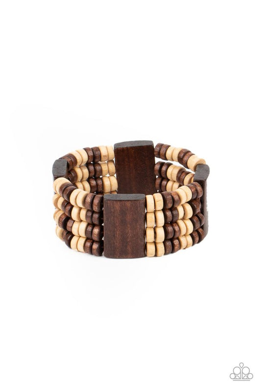 Aruba Attire - Brown - Paparazzi Bracelet Image