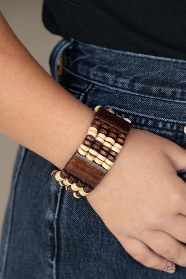 Aruba Attire - Brown - Paparazzi Bracelet Image