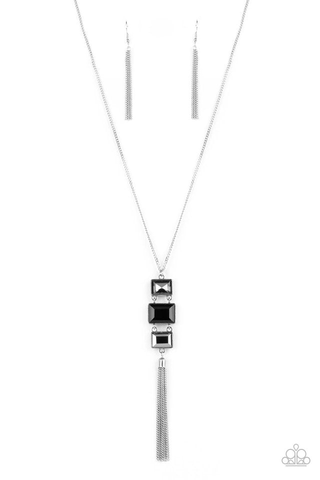 ​Uptown Totem - Black - Paparazzi Necklace Image