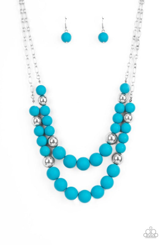 ​Vivid Vanity - Blue - Paparazzi Necklace Image