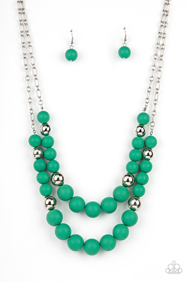Vivid Vanity - Green - Paparazzi Necklace Image
