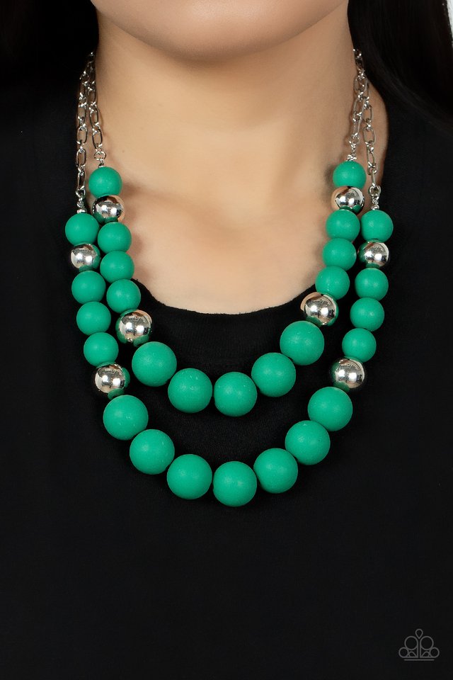 Vivid Vanity - Green - Paparazzi Necklace Image