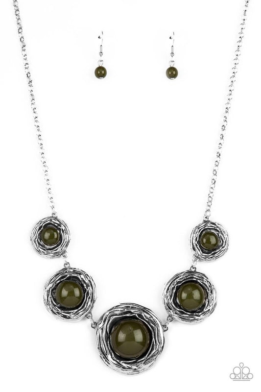 The Next NEST Thing - Green - Paparazzi Necklace Image