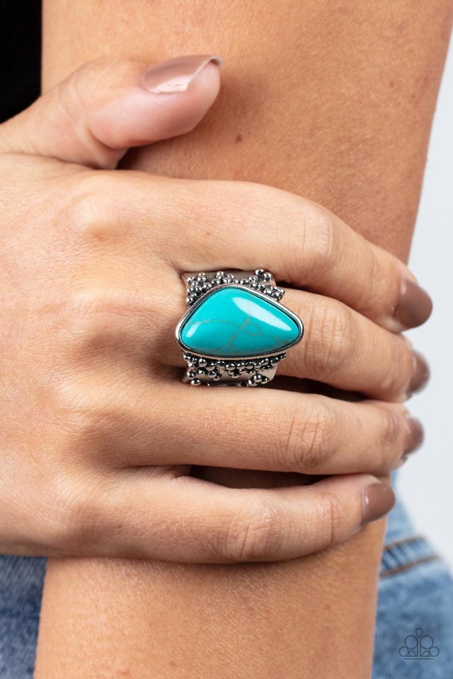 ​Soul Trek - Blue - Paparazzi Ring Image