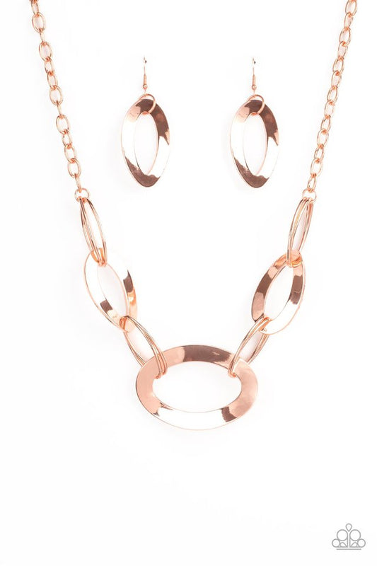 METALHEAD Count - Copper - Paparazzi Necklace Image