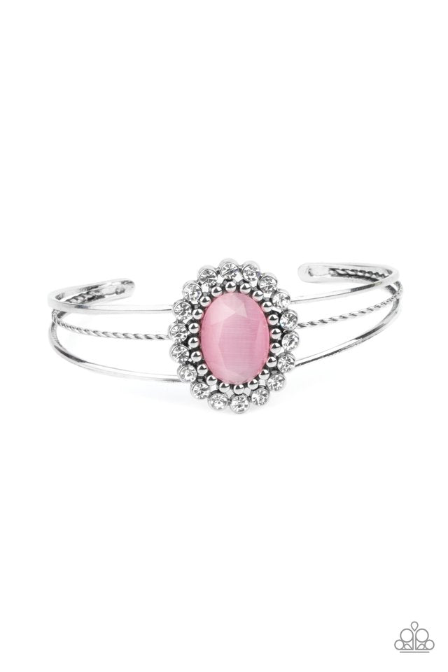 ​Prismatic Flower Patch - Pink - Paparazzi Bracelet Image