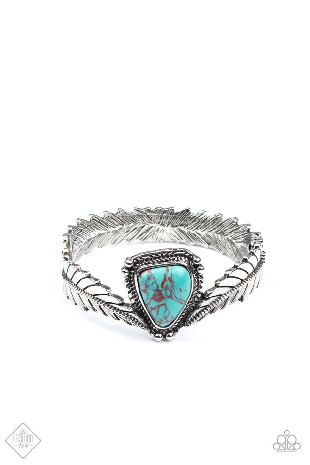 Desert Roost - Blue - Paparazzi Bracelet Image