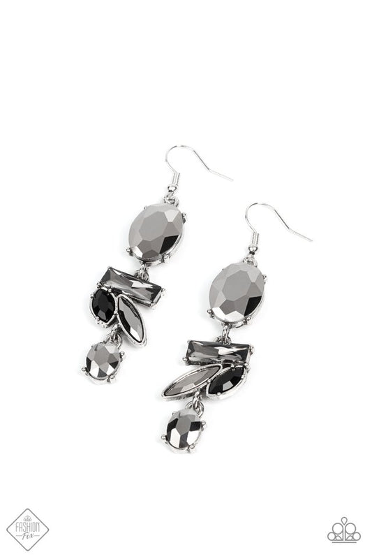 Modern Makeover - Silver - Paparazzi Earring Image