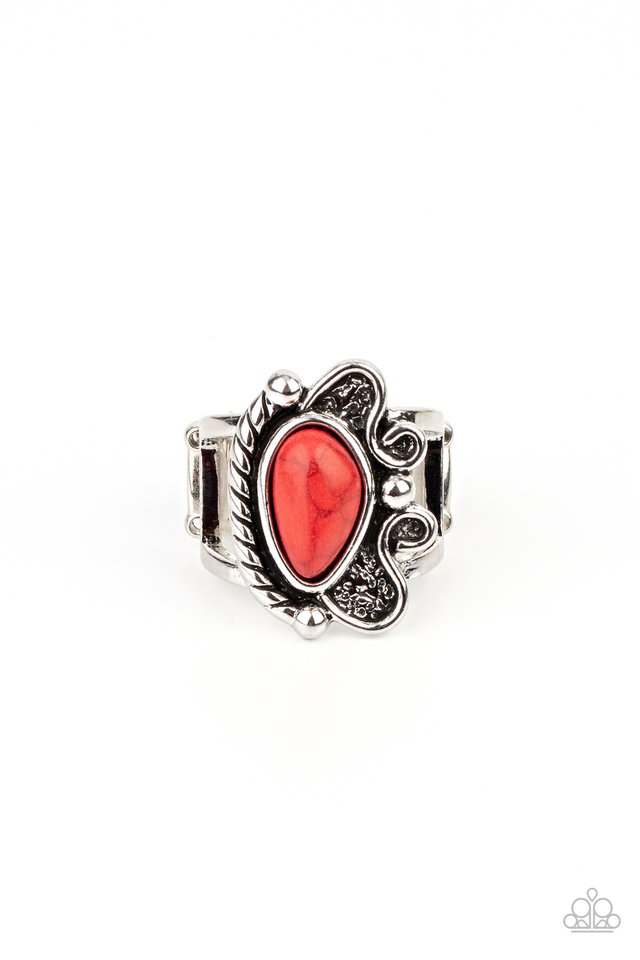 ​Mesa Meditation - Red - Paparazzi Ring Image
