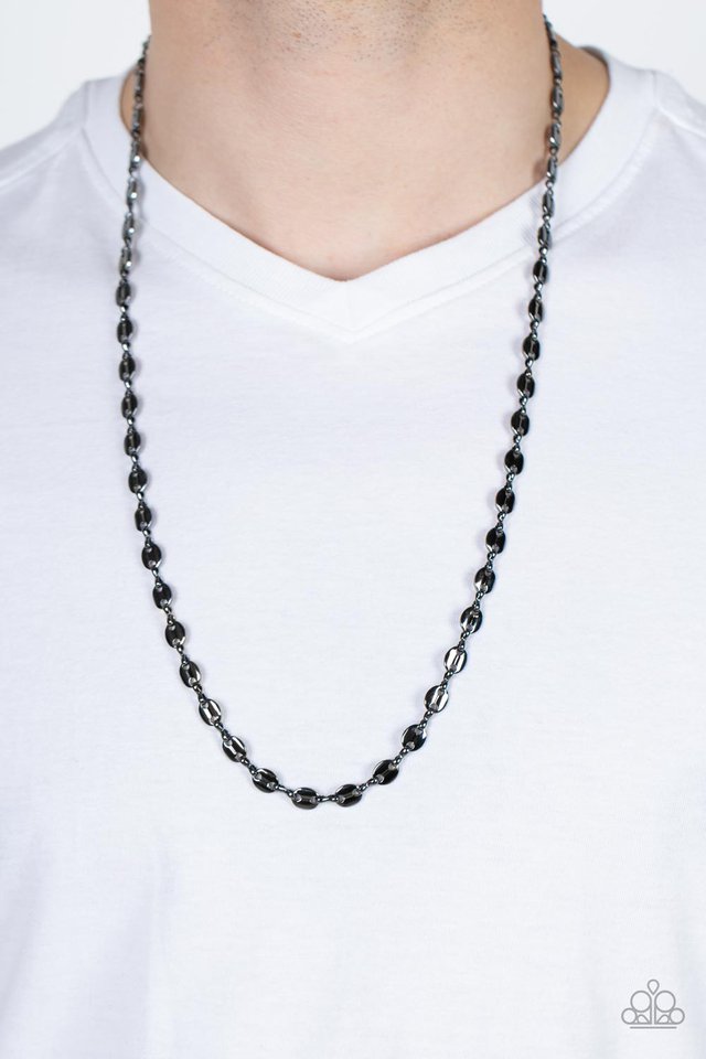 Come Out Swinging - Black - Paparazzi Necklace Image