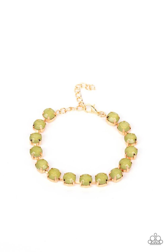 Dreamy Debutante - Green - Paparazzi Bracelet Image