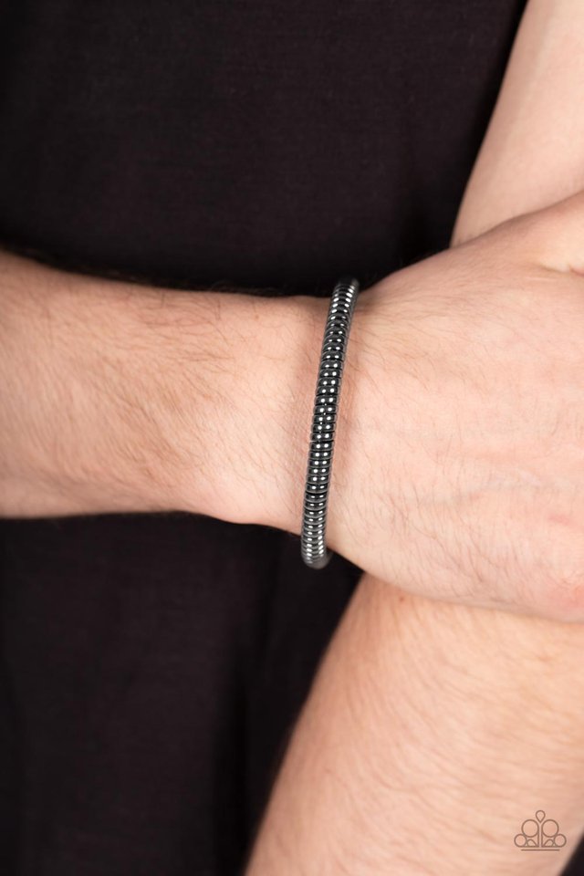 Turbocharged - Black - Paparazzi Bracelet Image