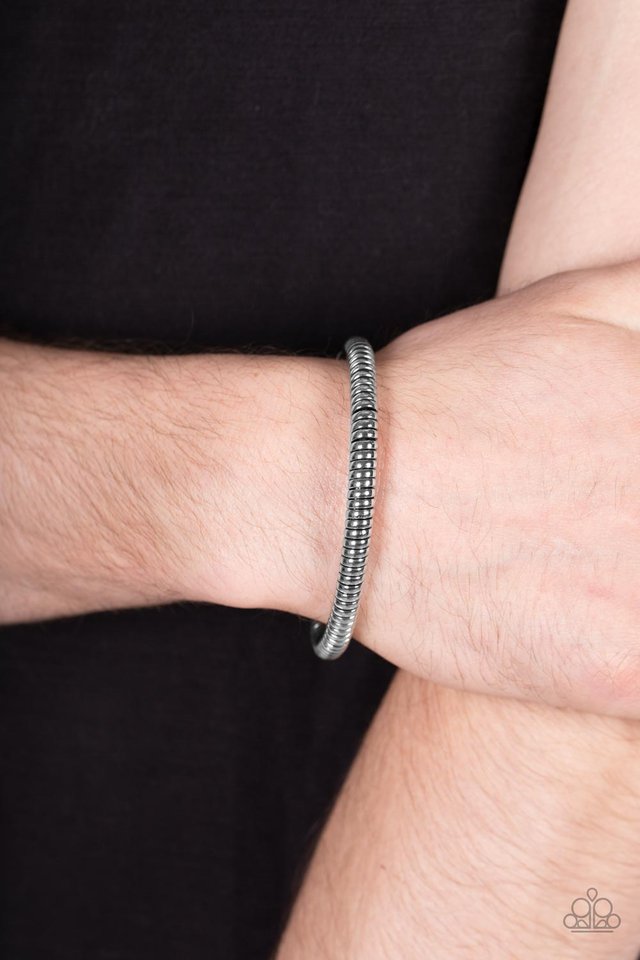 Turbocharged - Silver - Paparazzi Bracelet Image