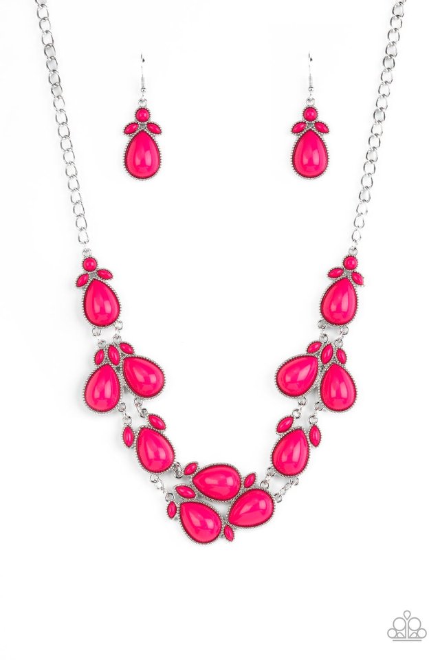 Botanical Banquet - Pink - Paparazzi Necklace Image
