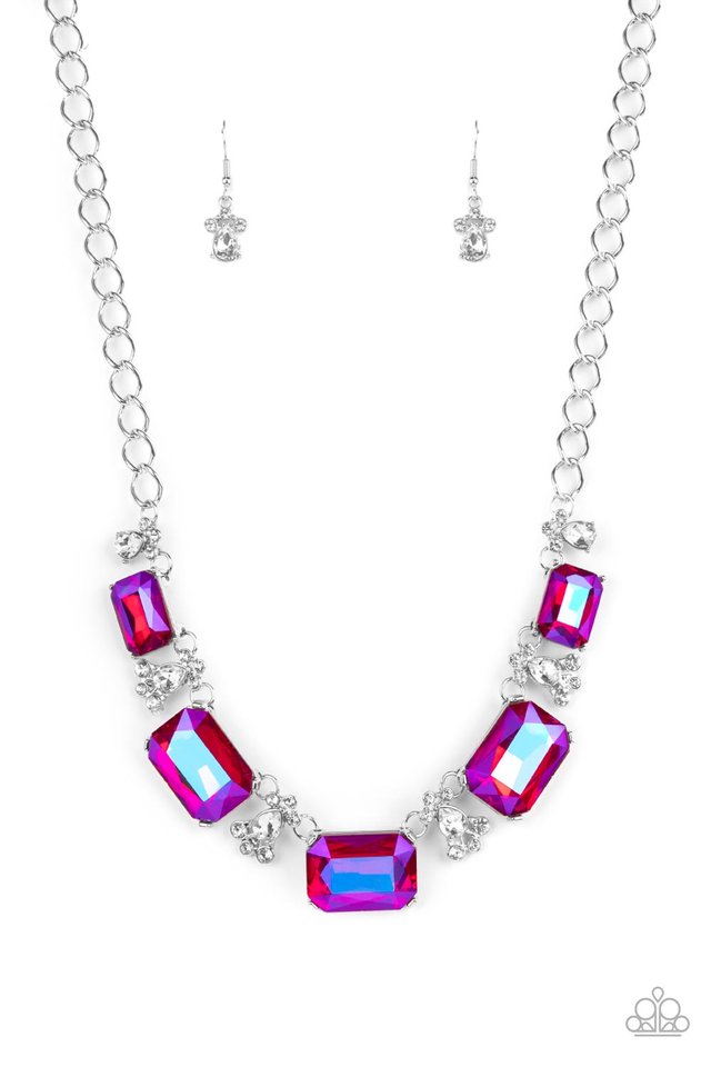 Flawlessly Famous - Pink - Paparazzi Necklace Image