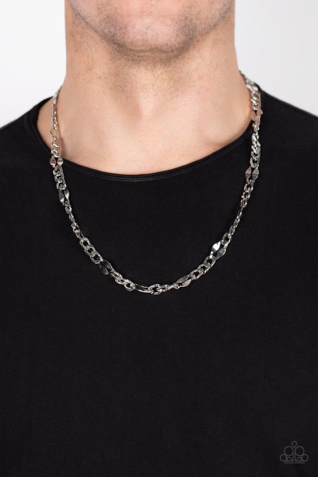 G.O.A.T - Silver - Paparazzi Necklace Image