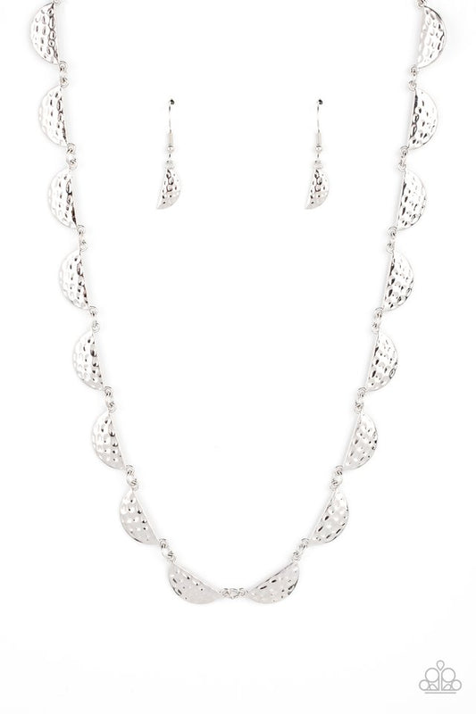 ​Lunar Jungle - Silver - Paparazzi Necklace Image