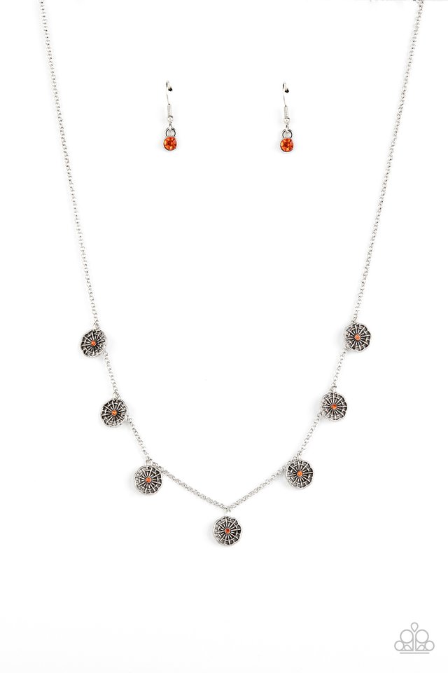 ​Prairie Perennial - Orange - Paparazzi Necklace Image