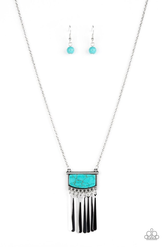 ​Plateau Pioneer - Blue - Paparazzi Necklace Image