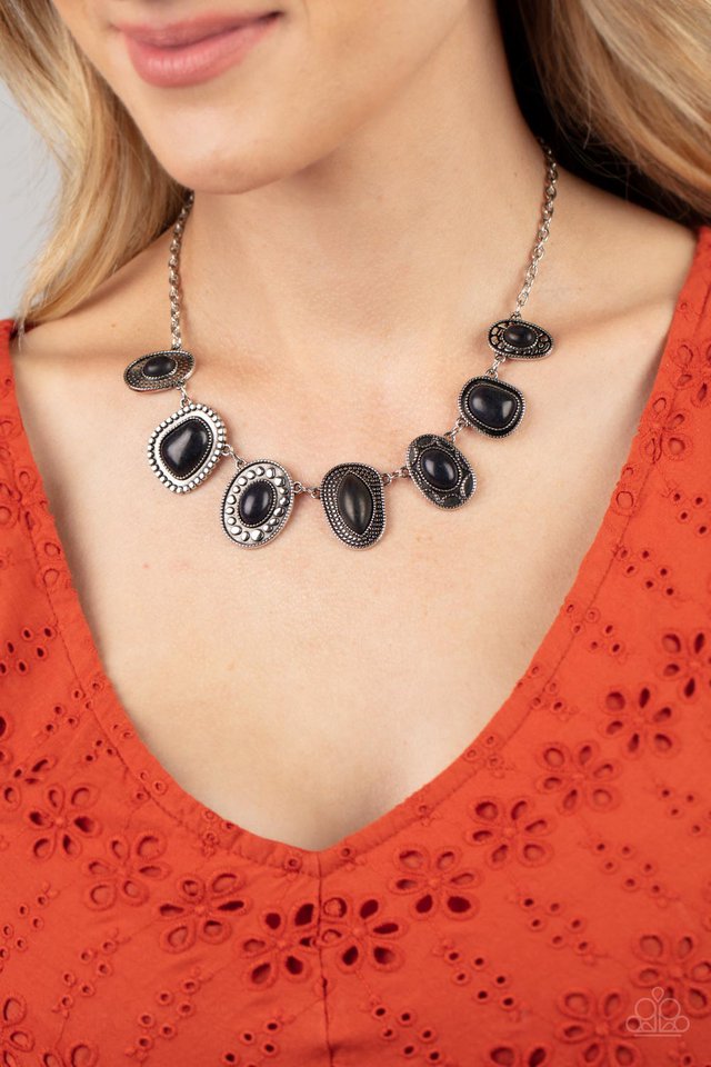 ​Albuquerque Artisan - Black - Paparazzi Necklace Image