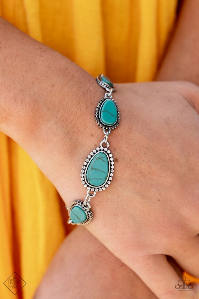 ​Elemental Exploration - Blue - Paparazzi Bracelet Image