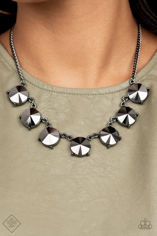 The SHOWCASE Must Go On - Black - Paparazzi Necklace Image