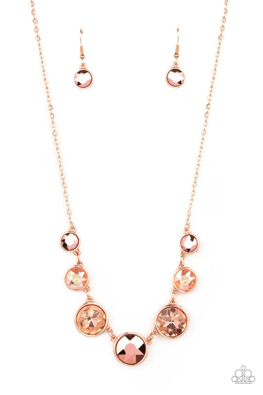 Pampered Powerhouse - Copper - Paparazzi Necklace Image